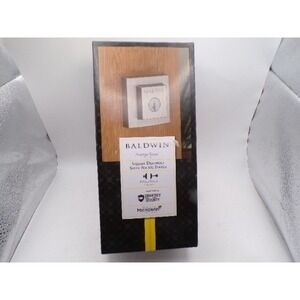 Baldwin Prestige Series Square Deadbolt Satin Nickel SmartKey Microban 380SD15SM